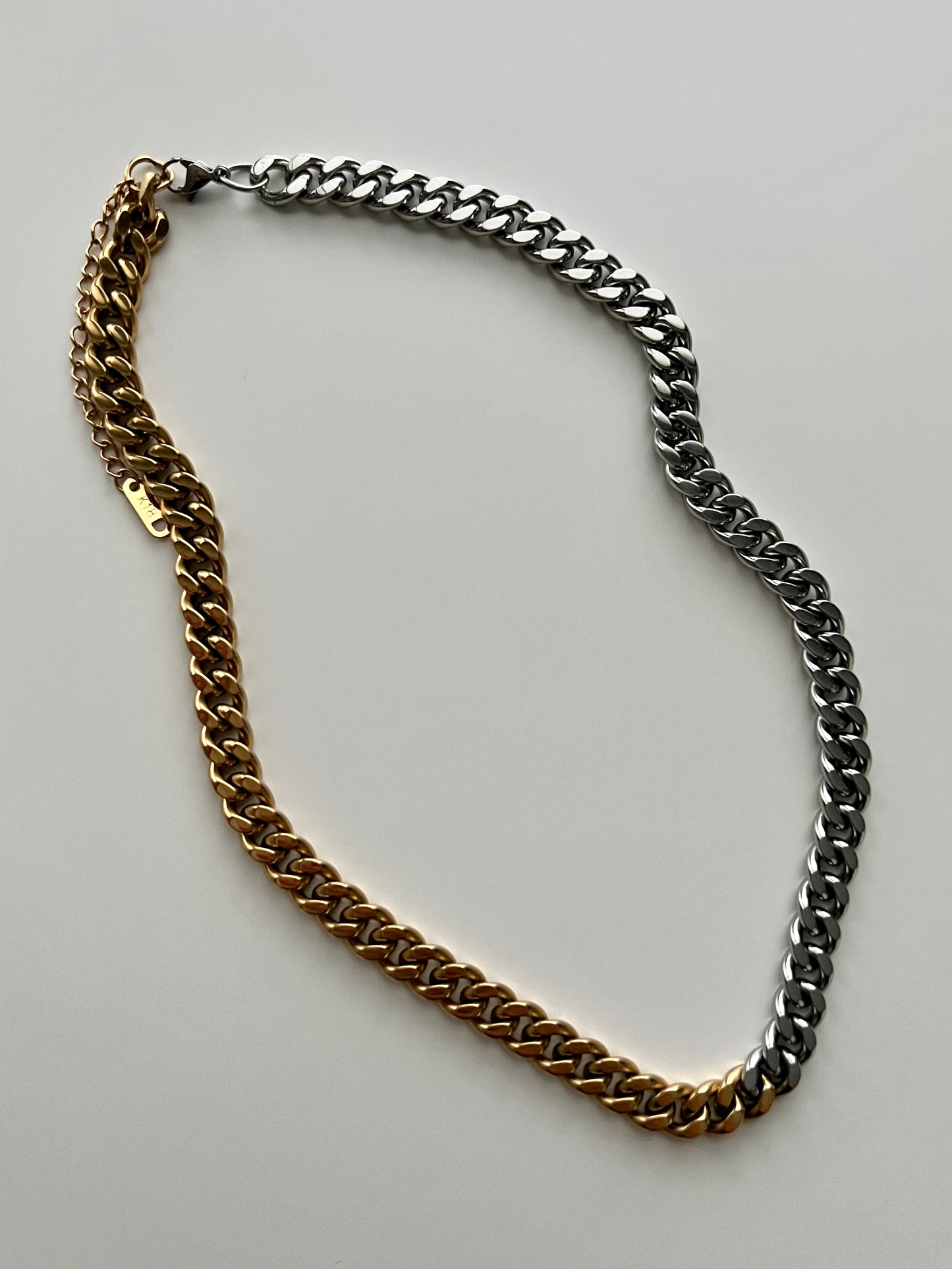 Mixed Metal Cuban Chain