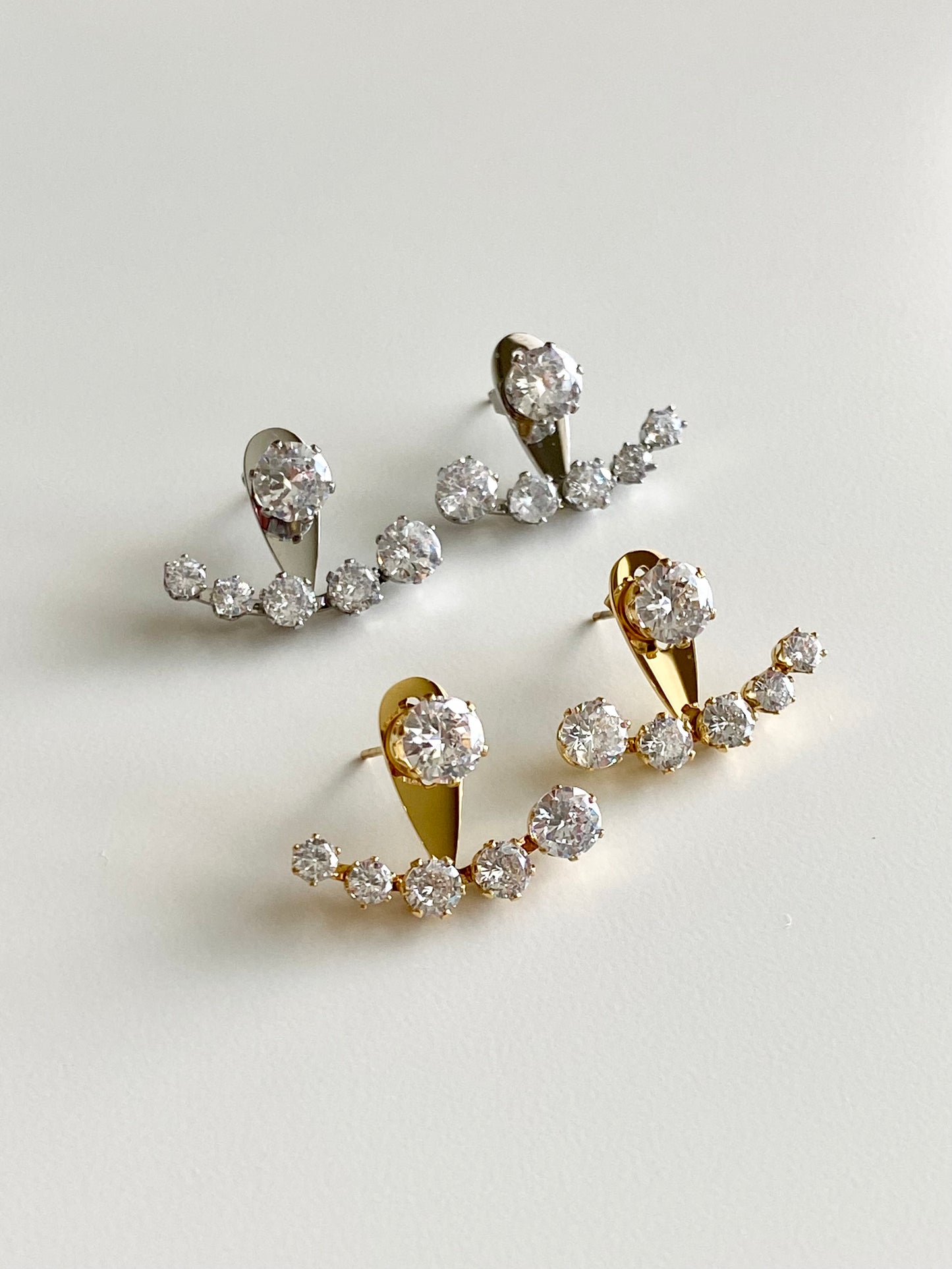 Celeste Crystal Stud Earrings